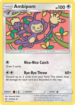 Ambipom (170) [SM - Cosmic Eclipse]