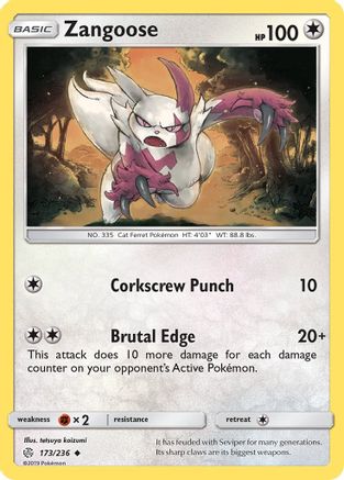 Zangoose (173) [SM - Cosmic Eclipse]