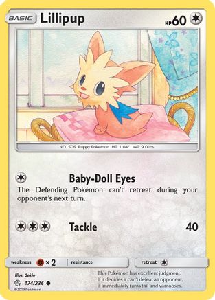Lillipup (174) [SM - Cosmic Eclipse] Reverse Holofoil
