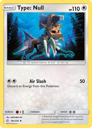 Type: Null (183) [SM - Cosmic Eclipse] Reverse Holofoil