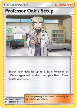 Professor Oak's Setup (201) [SM - Cosmic Eclipse] Reverse Holofoil