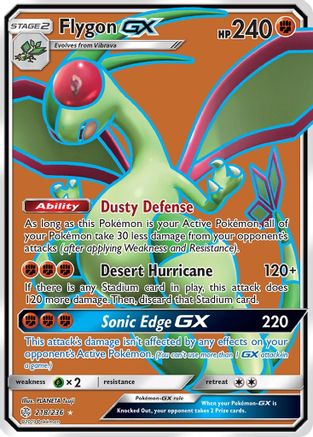 Flygon GX (Full Art) (218) [SM - Cosmic Eclipse] Holofoil