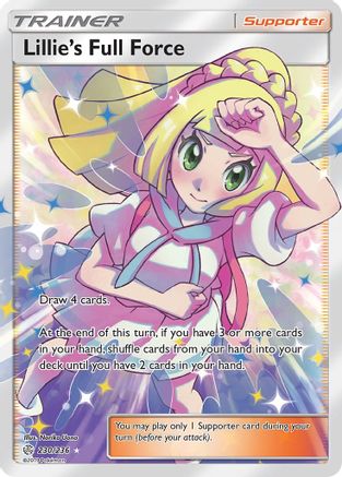 Lillie's Full Force (Full Art) (230) [SM - Cosmic Eclipse] Holofoil
