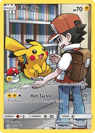 Pikachu (Secret) (241) [SM - Cosmic Eclipse] Holofoil