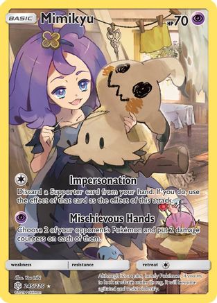 Mimikyu (Secret) (245) [SM - Cosmic Eclipse] Holofoil