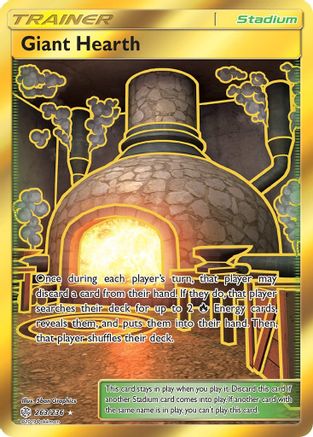 Giant Hearth (Secret) (263) [SM - Cosmic Eclipse] Holofoil