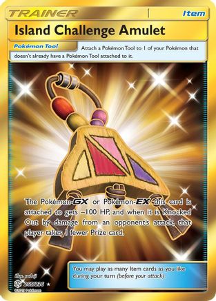 Island Challenge Amulet (Secret) (265) [SM - Cosmic Eclipse] Holofoil
