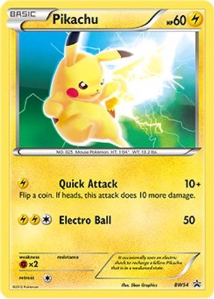 Pikachu - BW54 (BW54) [Black and White Promos]