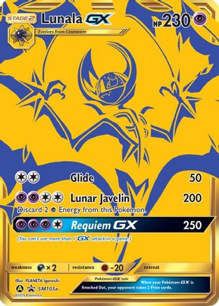 Lunala GX - SM103a (SM103a) [SM Promos] Holofoil