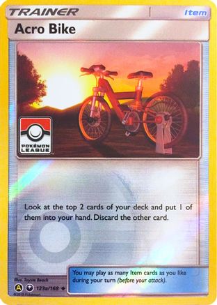 Acro Bike - 123a/168 (Pokemon League) (123a) [League & Championship Cards] Reverse Holofoil