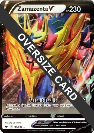Zamazenta V - 139/202 (139) [Jumbo Cards] Holofoil