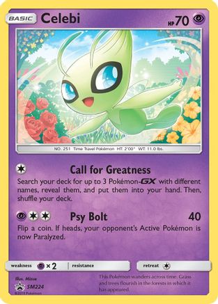 Celebi - SM224 (SM224) [SM Promos] Holofoil