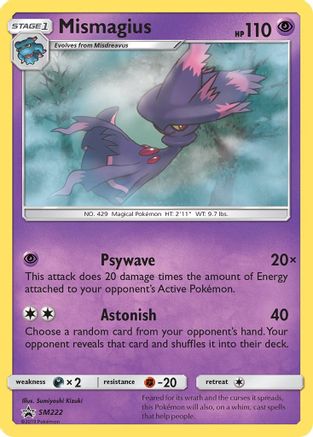 Mismagius - SM222 (SM222) [SM Promos] Holofoil