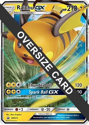 Raichu GX - SM213 (SM213) [Jumbo Cards] Holofoil