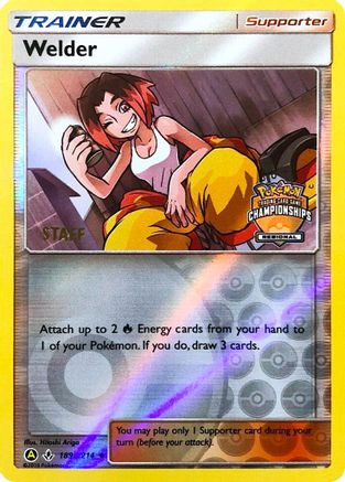 Welder - 189a/214 (Regional Championships) [Staff] (189a) [League & Championship Cards] Reverse Holofoil