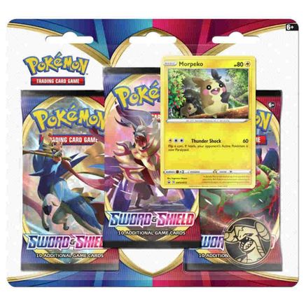 Pokemon Sword & Shield 3 Pack Blister [Morpeko]