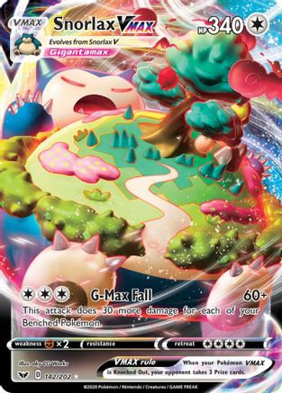 Snorlax VMAX (142) [SWSH01: Sword & Shield Base Set] Holofoil