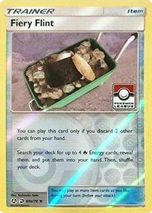 Fiery Flint - 60a/70 (Pokemon League) (60a) [League & Championship Cards] Reverse Holofoil