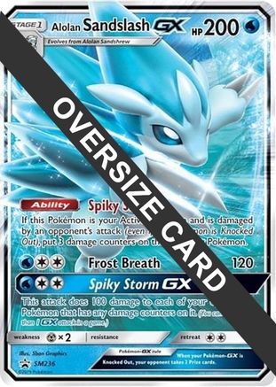 Alolan Sandslash GX - SM236 (SM236) [Jumbo Cards] Holofoil