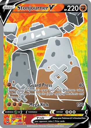 Stonjourner V (Full Art) (193) [SWSH01: Sword & Shield Base Set] Holofoil