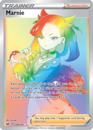 Marnie (Secret) (208) [SWSH01: Sword & Shield Base Set] Holofoil