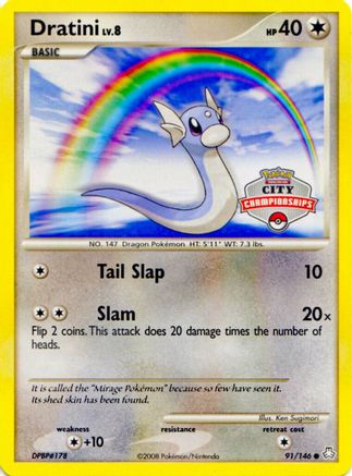 Dratini - 91/146 (City Championships) (91) [League & Championship Cards]