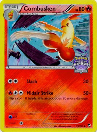 Combusken - 13/111 (State Championships) (13) [League & Championship Cards] Reverse Holofoil