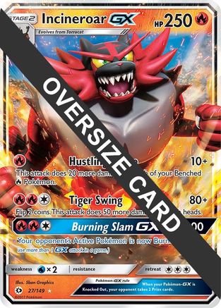 Incineroar GX - 27/149 (27) [Jumbo Cards] Holofoil