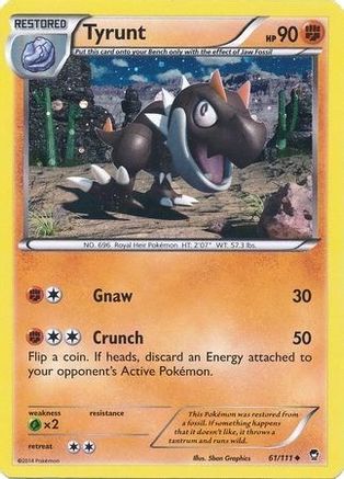 Tyrunt - 61/111 (Cosmos Holo) (61) [Miscellaneous Cards & Products] Holofoil