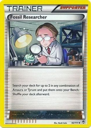 Fossil Researcher - 92/111 (Cosmos Holo) (92) [Miscellaneous Cards & Products] Holofoil