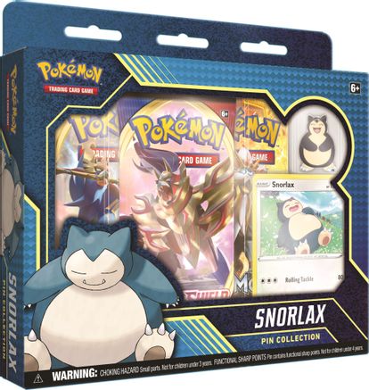Pokemon Snorlax Pin Collection