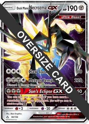Dusk Mane Necrozma GX - 90/156 (90) [Jumbo Cards] Holofoil