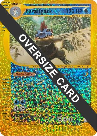 Feraligatr - 2/12 (Box Topper) (2) [Jumbo Cards] Reverse Holofoil