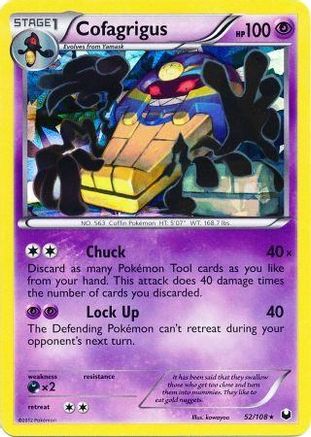 Cofagrigus - 52/108 (Cracked Ice Holo) (52) [Deck Exclusives] Holofoil
