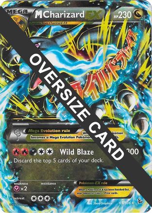 M Charizard EX - 69/106 (Form X) (69) [Jumbo Cards] Holofoil