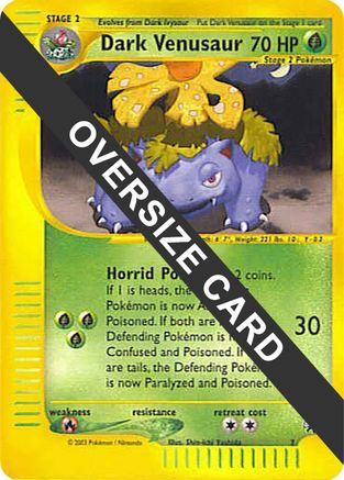 Dark Venusaur - 7 (Best of Game 7 Promo) (7) [Jumbo Cards]
