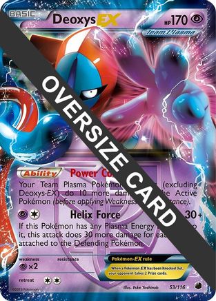 Deoxys EX - 53/116 (Plasma Freeze) (53) [Jumbo Cards] Holofoil