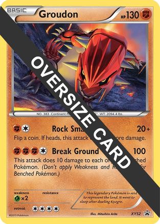 Groudon - XY52 (XY Black Star Promo) (XY52) [Jumbo Cards] Holofoil