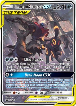 Umbreon & Darkrai GX - SM241 (SM241) [SM Promos] Holofoil