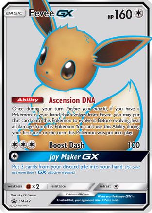 Eevee GX - SM242 (SM242) [SM Promos] Holofoil