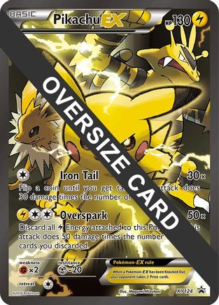 Pikachu EX - XY124 (XY124) [Jumbo Cards] Holofoil