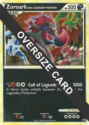Zoroark and Legendary Pokemon (World of Illusions Promo) () [Jumbo Cards] Holofoil