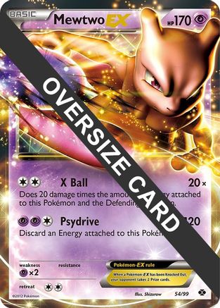 Mewtwo EX - 54/99 (54) [Jumbo Cards] Holofoil
