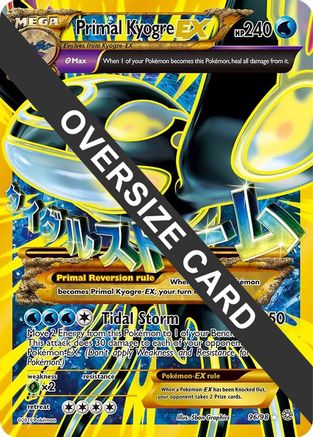 Primal Kyogre EX - 96/98 (96) [Jumbo Cards] Holofoil