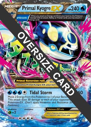 Primal Kyogre EX - 55/160 (55) [Jumbo Cards] Holofoil