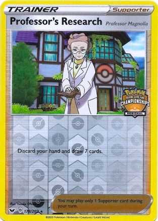 Professor's Research - 178/202 (Regional Championships) (178) [League & Championship Cards] Reverse Holofoil