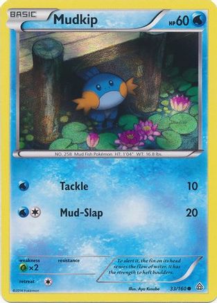 Mudkip - 33/160 (Sheen Holo) (33) [Miscellaneous Cards & Products] Holofoil
