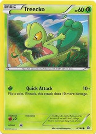 Treecko - 6/160 (Sheen Holo) (6) [Miscellaneous Cards & Products] Holofoil