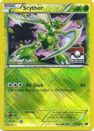Scyther - 4/108 (Pokemon League) [2nd Place] (4) [League & Championship Cards] Reverse Holofoil