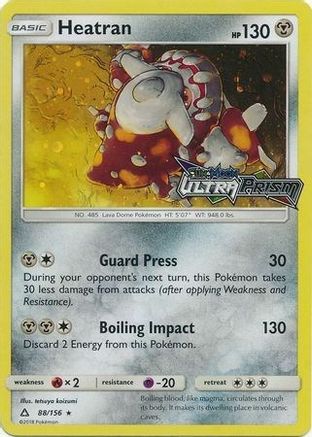 Heatran - 88/156 (Prerelease) (88) [Alternate Art Promos] Holofoil